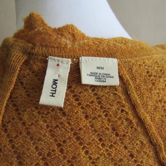 Moth / Antropologie Medium 100% Wool Sweater - Picture 8 of 9